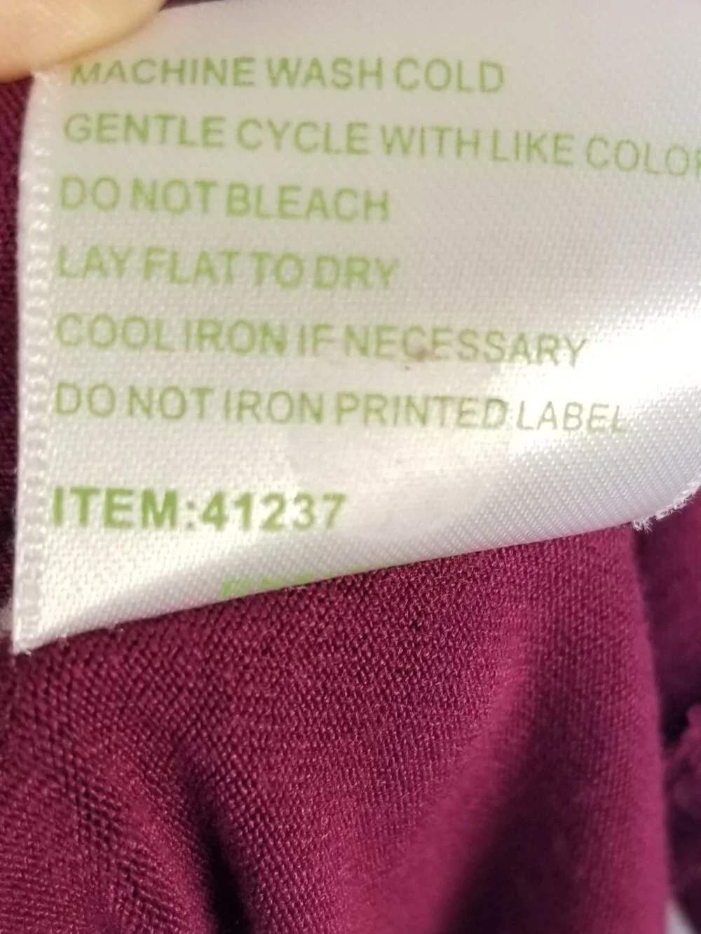 Garnet Hill Knit Midi Dress Merlot Long Sleeves Size Medium